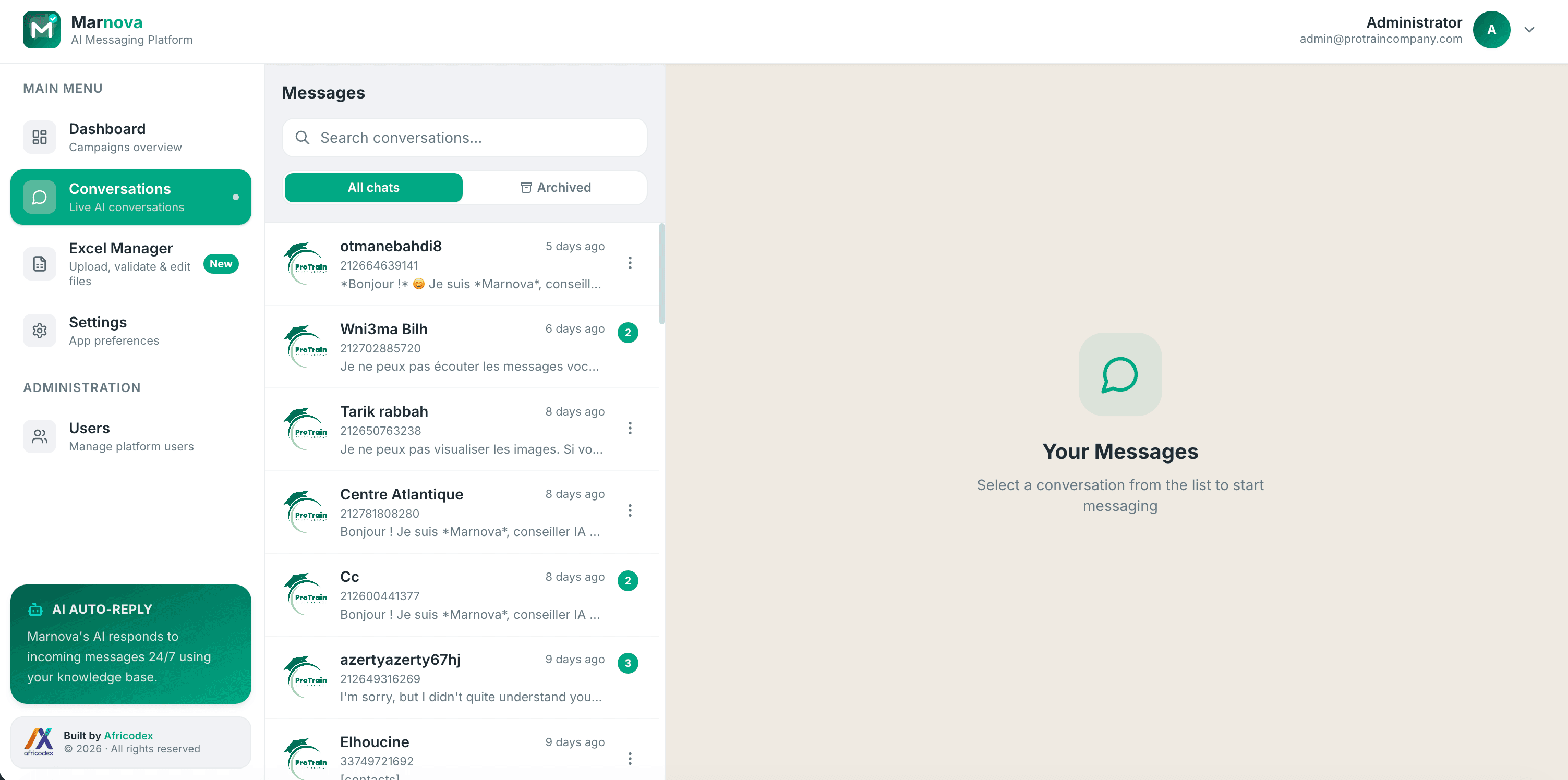 Webhook — real-time message routing